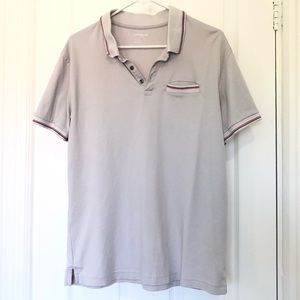 Claiborne Collared Grey Shirt